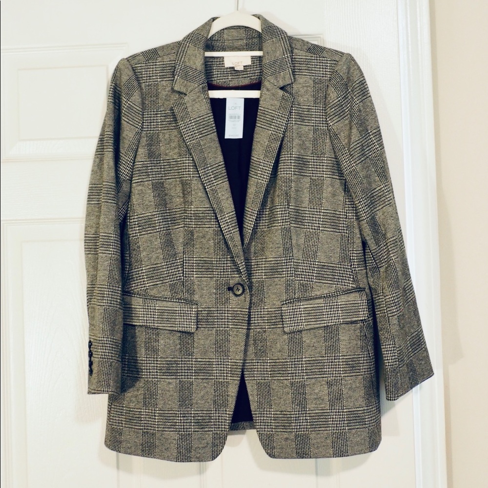 Plaid Blazer